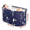 Foldable Adult Bathtub – Thickened Full Body Plastic Soaking Tub for Home Use
