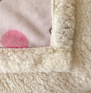 Hello Kitty Plush Reversible Fleece Blanket – Double-Layered Cozy Throw