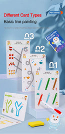 Magical Tracing Workbook for Kids Reusable Handwriting Practice & Drawing Educational Copybook