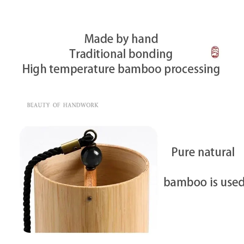 Windbell Bamboo Wind Chime With 8 Tone Rods For Meditation & Garden Decor