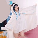 Animal Wearable Hooded Blanket Cloak – Soft Coral Fleece Cosplay Shawl