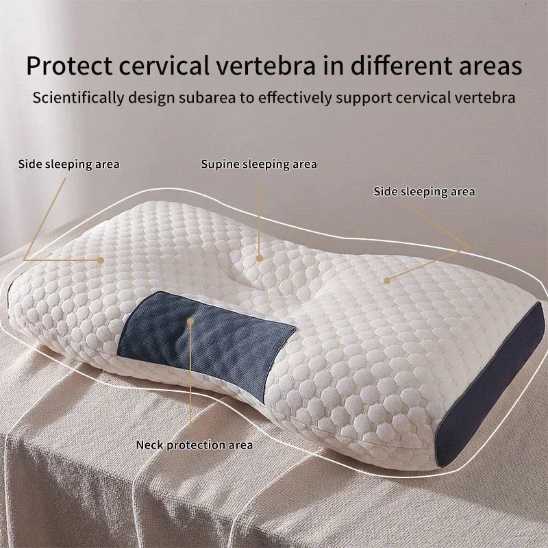 Spa Massage Pillow Washable Non-Collapse Cervical Support Pillow Core Home Pin Gift Pillow