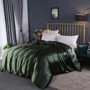 LUXURY SATIN DUVET COVER HIGH DENSITY FABRIC WITH SILKY RAYON FEEL FOR HOME  HOTEL USE FEI ZHI TIAN