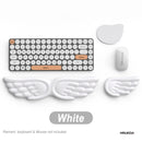 Cloud Keyboard & Mouse Pad with Wrist Rest – Ergonomic Memory Foam Support for Office & Gaming