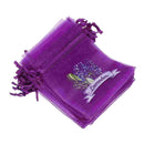 Lavender Sachet Bags Drawstring Pouch – Empty Mesh Perfume Storage Bags for Dried Flowers and Gifts