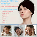 Migraine relief cap gel hot and cold therapy ice hat for headache, stress and pressure relief