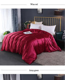 LUXURY SATIN DUVET COVER HIGH DENSITY FABRIC WITH SILKY RAYON FEEL FOR HOME  HOTEL USE FEI ZHI TIAN
