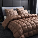 Luxury White Goose Down Comforter – Thick Winter Duvet With 3D Pinch Pleat Design