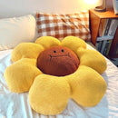 Sunflower sitting cushion – plush decorative pillow for sofa, office, and home décor