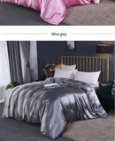 LUXURY SATIN DUVET COVER HIGH DENSITY FABRIC WITH SILKY RAYON FEEL FOR HOME  HOTEL USE FEI ZHI TIAN
