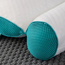 Ergonomic memory foam neck support pillow for side, back and stomach sleepers