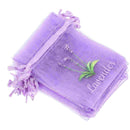 20pcs Lavender sachet bags – breathable organza pouches for herbs, spices & dried flowers