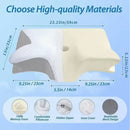 Sleep memory pillow butterfly memory foam neck pillow for cervical support, side and stomach sleeper