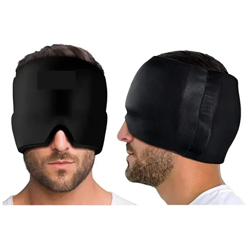 Ice Hat Eye Mask – Migraine Relief Hat with Gel Hot & Cold Therapy
