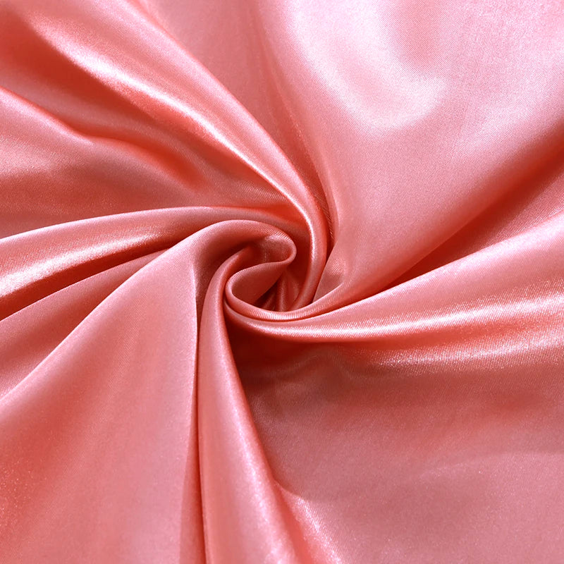 Luxury Satin Duvet Cover – Single & Double Sizes, Solid Color, Ultra-Soft Bedding