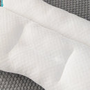 Ergonomic memory foam neck support pillow for side, back and stomach sleepers