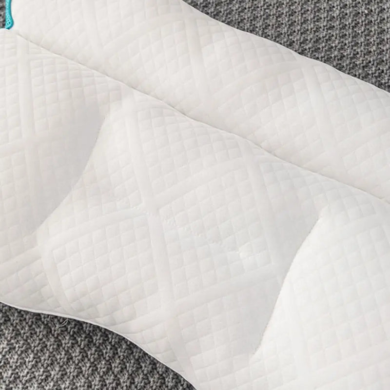 Ergonomic memory foam neck support pillow for side, back and stomach sleepers