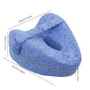 1pc Leg Pillow Ergonomic for Side Sleeping  Knee Pillow Side Sleeper Leg Support Cushion With Remo.