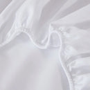 Fitted Bed Sheet with Elastic Band |100% Waterproof Anti-Slip Mattress Protector for Beds