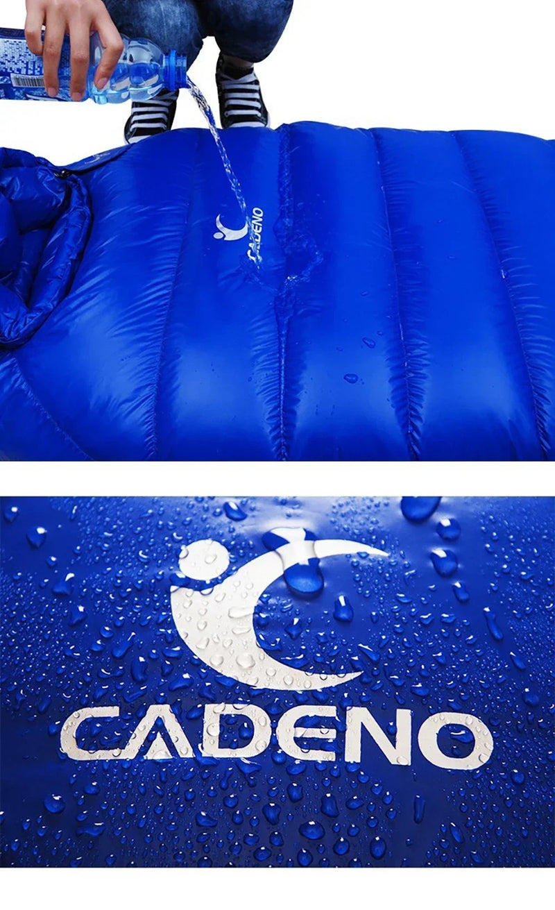 Winter Down Sleeping Bag – Lightweight Goose Down Camping Bag for Cold Weather