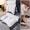 Ergonomic memory foam neck support pillow for side, back and stomach sleepers