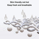 Ergonomic memory foam neck support pillow for side, back and stomach sleepers