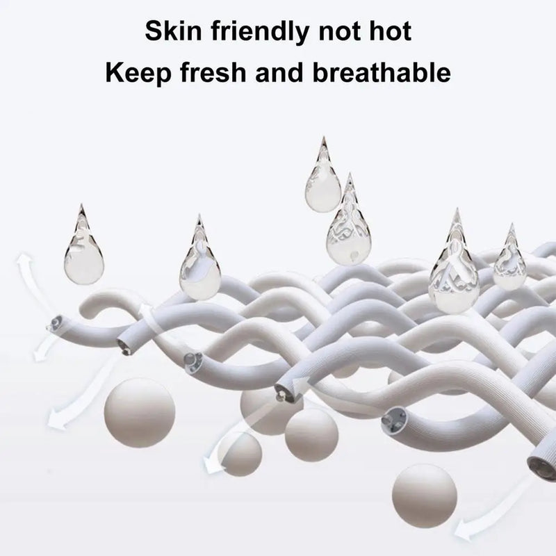 Ergonomic memory foam neck support pillow for side, back and stomach sleepers