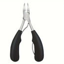 Professional concave stainless steel nail clippers for thick nails and ingrown toenails precision trim