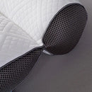 Ergonomic memory foam neck support pillow for side, back and stomach sleepers