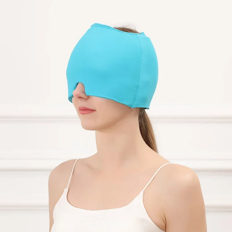 DUTRIEUX Hot and Cold Therapy Head Massager Cap for Migraine and Headache Relief