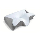 Sleep memory pillow butterfly memory foam neck pillow for cervical support, side and stomach sleeper