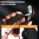 Professional concave stainless steel nail clippers for thick nails and ingrown toenails precision trim