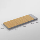 Car Travel Bed – Foldable Non-Inflatable Rear Seat Sleeping Pad with Pillow for Camping & Office Rest