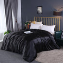 LUXURY SATIN DUVET COVER HIGH DENSITY FABRIC WITH SILKY RAYON FEEL FOR HOME  HOTEL USE FEI ZHI TIAN