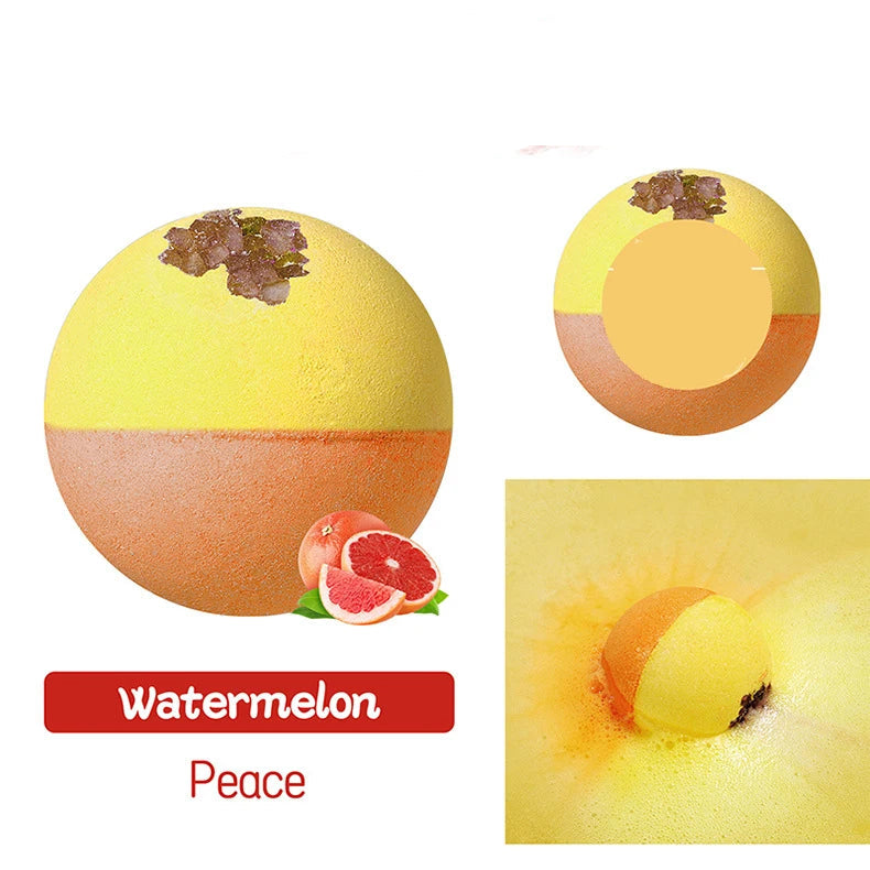 Aromatherapy Bubble Bath Bomb – Stress Relief, Exfoliating, and Moisturizing Salt Ball for SPA