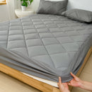 Waterproof breathable mattress protector fitted sheet with elastic band for home hotel  use