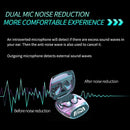 Sleep Bluetooth Headphones  Noise Cancelling Wireless Earbuds with LED Display and Long Battery Life