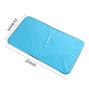 Cool Bed Mat Pad – Cooling Gel Pillow for Comfortable Sleep, Travel & Office Use, Chilled Relief