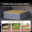 Car Travel Bed – Foldable Non-Inflatable Rear Seat Sleeping Pad with Pillow for Camping & Office Rest