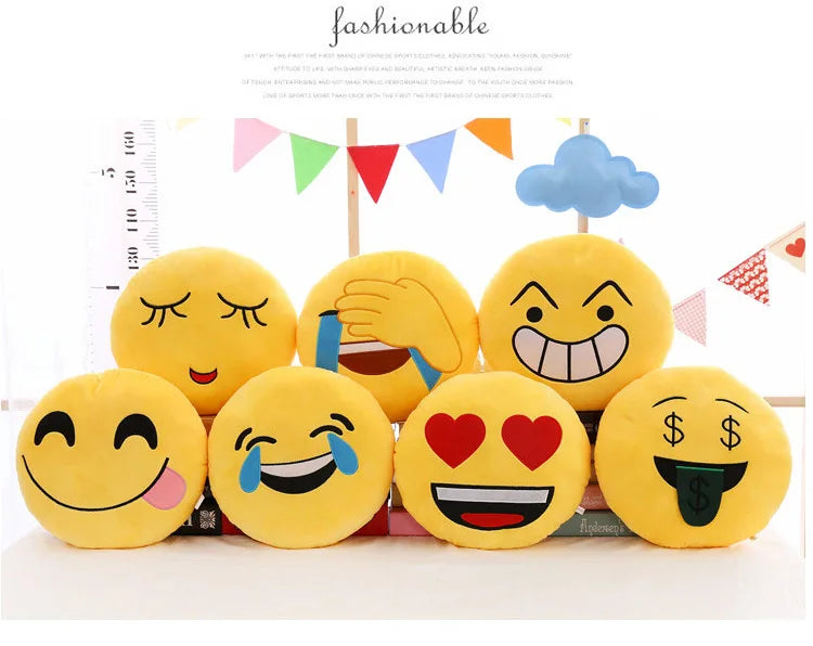 Cute Plush Napping Pillow – Funny Face Emotional Cushion for Kids & Adults-32cm