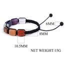 Classic 7 Chakra Energy Bracelet – Natural Volcanic Stone Yoga Meditation Jewelry