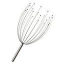 Fingers Head Massager & Scalp Scratcher – Relaxing Massage Tool for Humans & Pets with Wood Handle