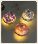 270ML USB Rechargeable Air Humidifier with LED Light and Ultrasonic Mist – Flower Design