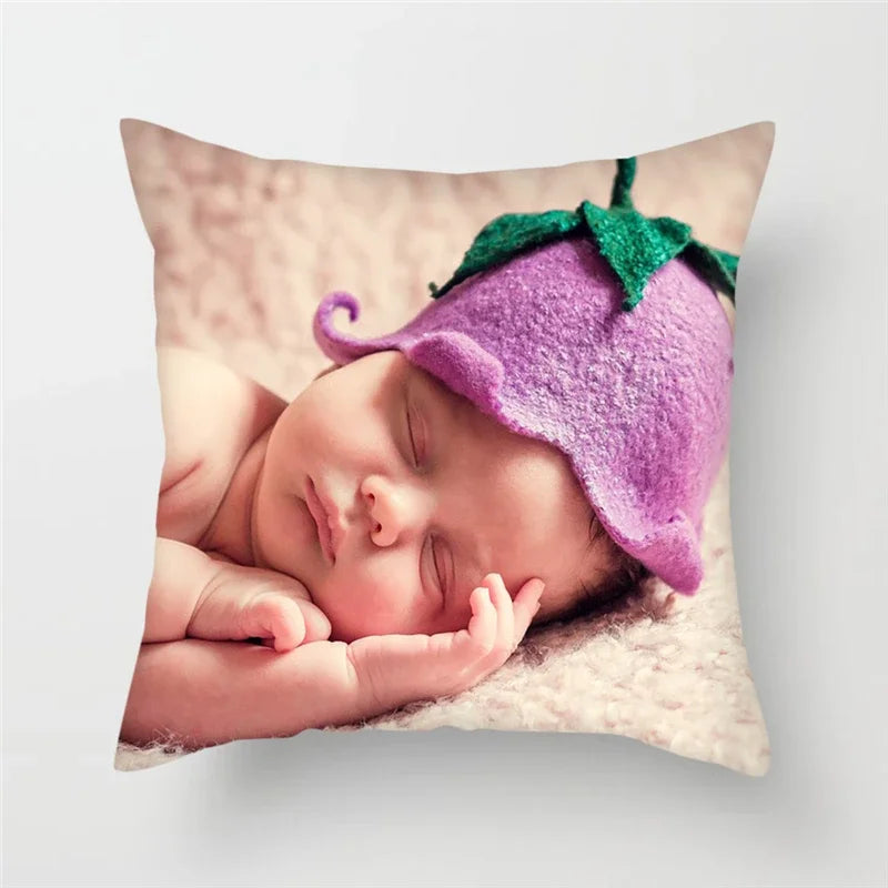 Custom Photo Cushion Cover – Personalized Throw Pillow for Home, Pets, or Weddings