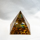 Natural Crystal Energy Pyramid – Peridot & Amethyst Reiki Healing Chakra Decor