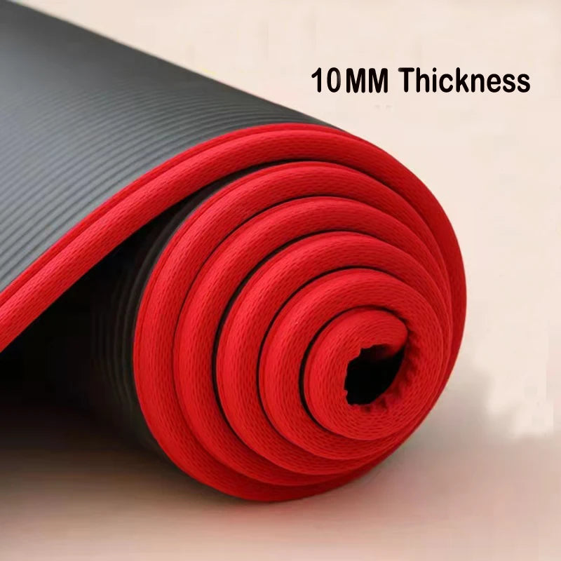 10mm Thick Yoga Acupressure Mat – Anti-Slip Meditation & Gym Massage Pad for Home & Fitness