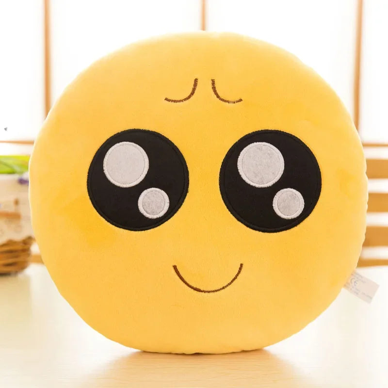 Cute Plush Napping Pillow – Funny Face Emotional Cushion for Kids & Adults-32cm