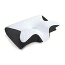 Sleep memory pillow butterfly memory foam neck pillow for cervical support, side and stomach sleeper