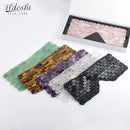 Rose Quartz & Jade Eye Mask – Natural Stone Sleep Mask for Eye Relaxation, Puffy Eyes & Stress Relief