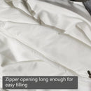 Dakimakura hugging pillowcase 50x150cm or 50x160cm white body pillow cover with zipper